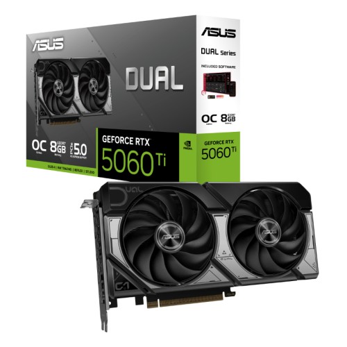 Tarjeta Gráfica Asus Dual GeForce RTX 5060 Ti 8GB