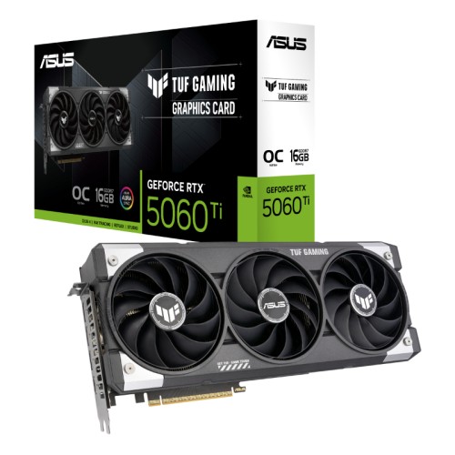 Tarjeta Gráfica Asus TUF GeForce RTX 5060 Ti Gaming 16GB