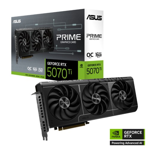 Tarjeta Gráfica Asus Prime GeForce RTX 5070 Ti 16GB