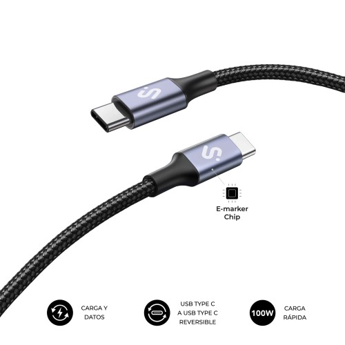 Cable Subblim PLUS 100W USB-C