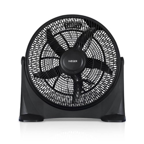 Haeger Hover Wind Semi-Industrial Floor Fan Black