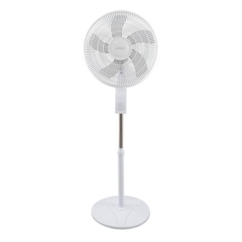 Haeger Smooth Wind White Floor Fan Adjustable Speed