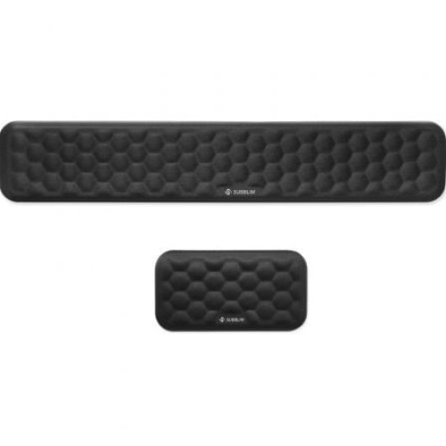 Subblim Ergo Airpadding Black Mouse and Keyboard Pad Set
