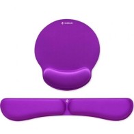 Subblim Ergo Memoryflex Purple Keyboard Mouse Set
