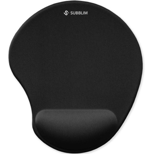 Subblim Ergonomic NeoGel Mouse Pad Black