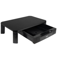 Soporte Elevador Para Portátil/Monitor Con Cajón Negro Tooq